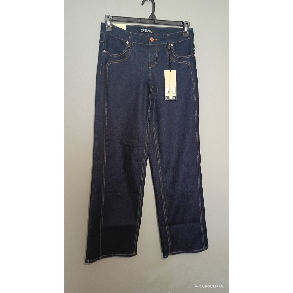 BlueSpice Women's Jeans Low Rise Wide Leg Size 5